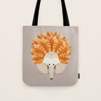 Whimsical Echidna Tote Bag Gallery Image 1