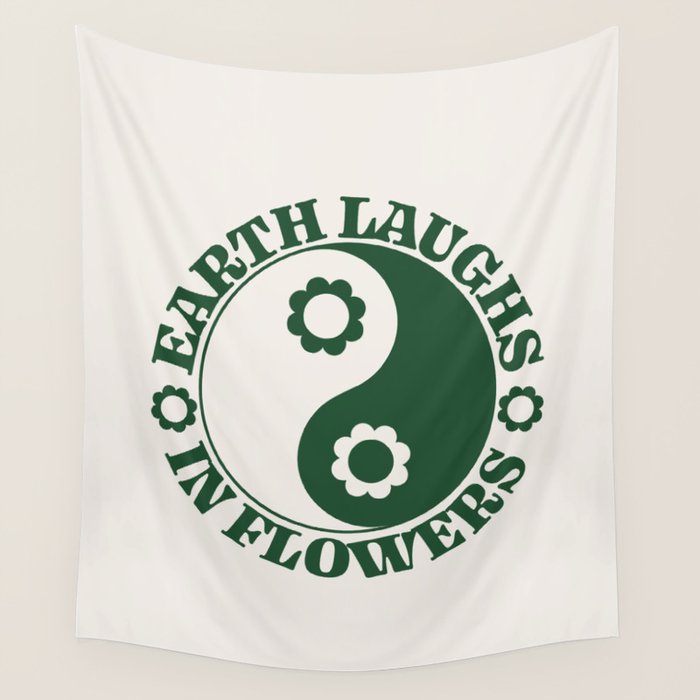 Eearth Laughs in Flowers Wall Tapestry Gallery Image 4
