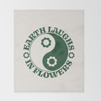 Eearth Laughs in Flowers Throw Blanket Gallery Image 2