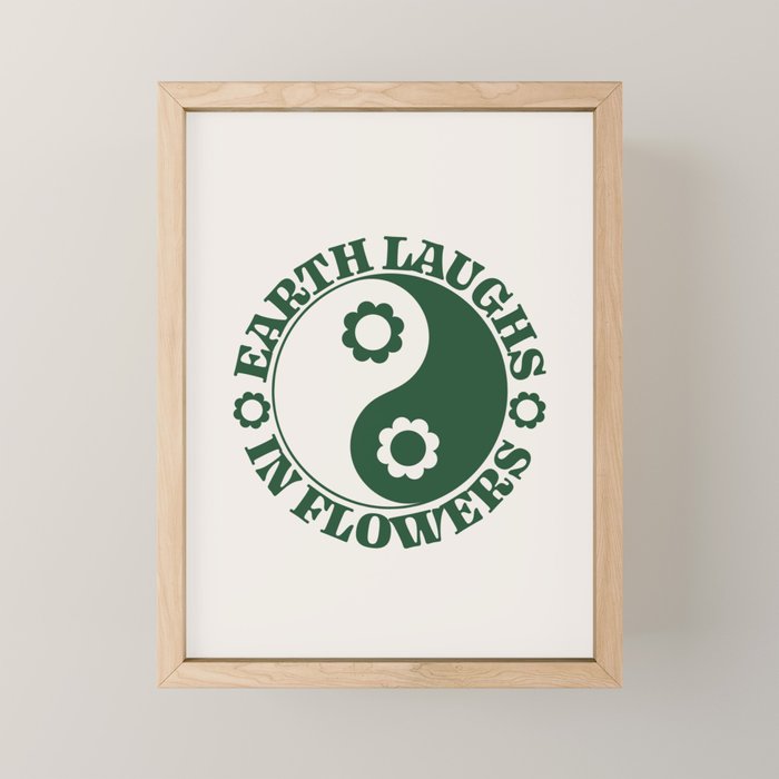 Eearth Laughs in Flowers Mini Art Print Gallery Image 1