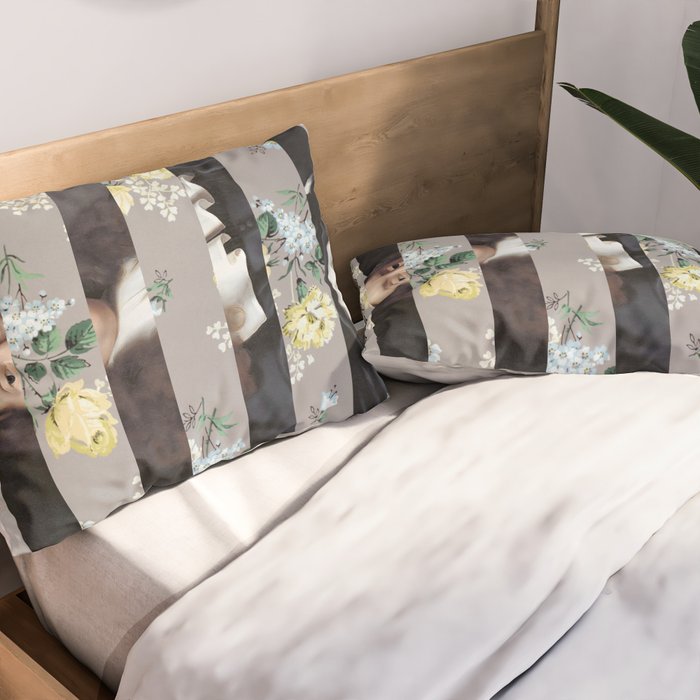 A Portrait With Bars 3 Pillow Sham Gallery Image 2