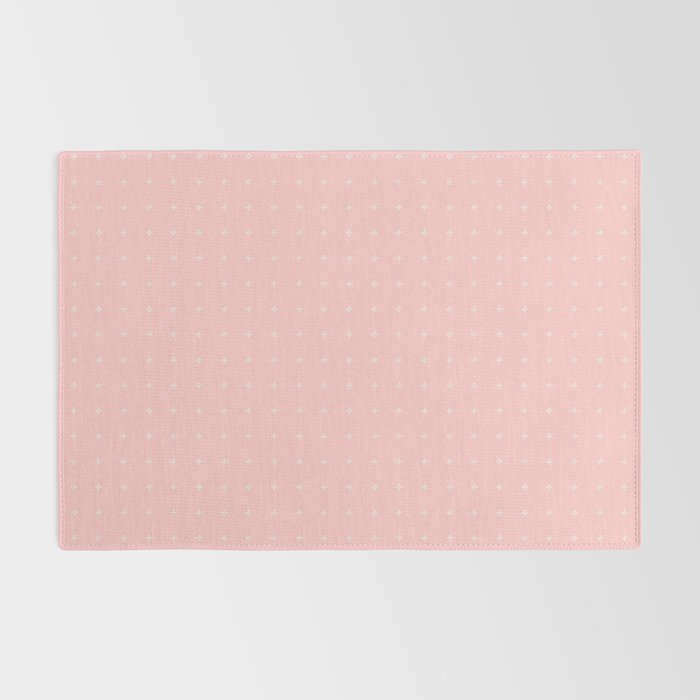 Tiny Petal Polka Dots Pattern Rug Gallery Image 2