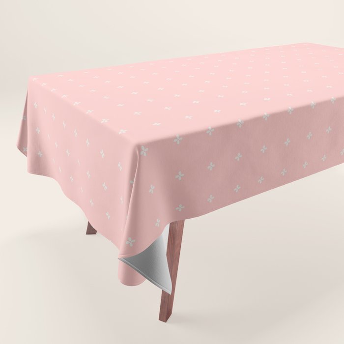 Tiny Petal Polka Dots Pattern Tablecloth Gallery Image 1