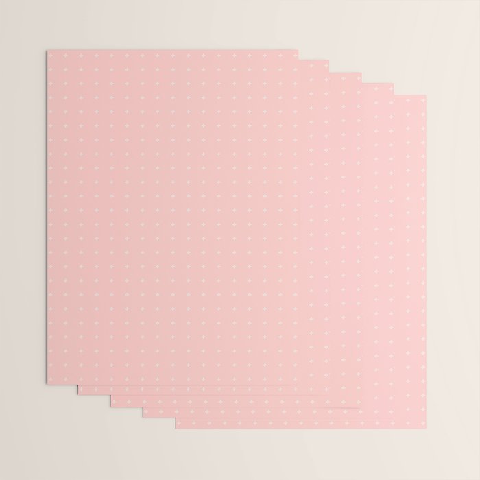 Tiny Petal Polka Dots Pattern Wrapping Paper Gallery Image 3