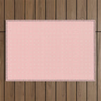 Tiny Petal Polka Dots Pattern Outdoor Rug Gallery Image 1