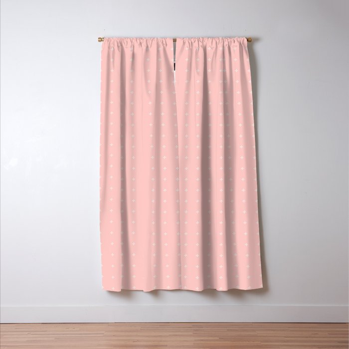 Tiny Petal Polka Dots Pattern Window Curtain Gallery Image 3
