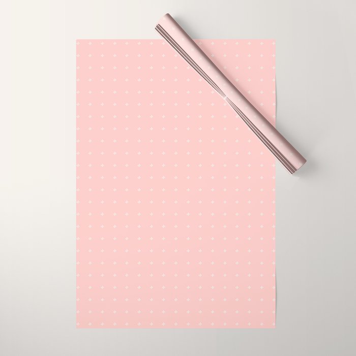 Tiny Petal Polka Dots Pattern Wrapping Paper Gallery Image 1