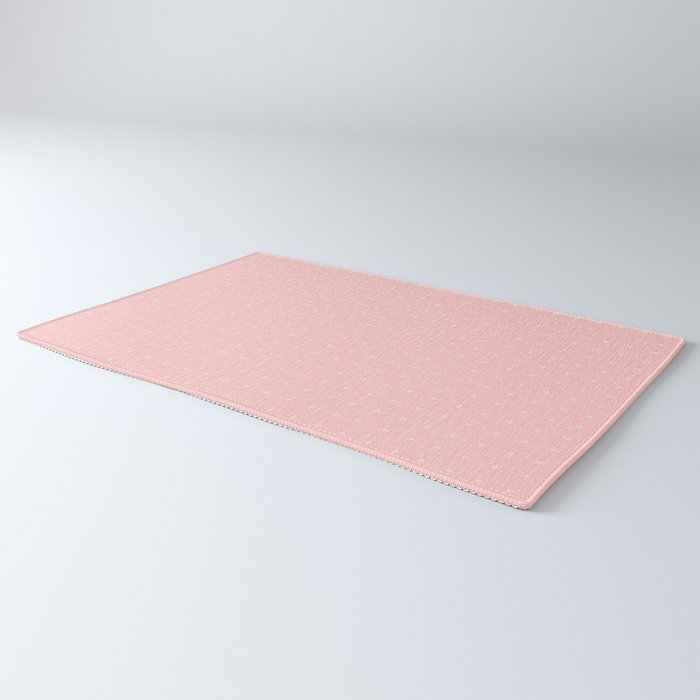 Tiny Petal Polka Dots Pattern Rug Gallery Image 3