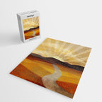Desert in the Golden Sun Glow II Jigsaw Puzzle Gallery Image 2