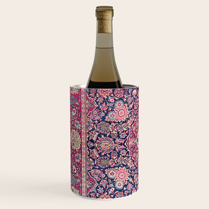 Kashan Central Persian Rug Print Wine Chiller Gallery Image 2