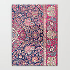 Kashan Central Persian Rug Print Notebook Gallery Image 4