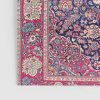 Kashan Central Persian Rug Print Poster Gallery Image 3