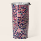 Kashan Central Persian Rug Print Travel Mug Gallery Image 2
