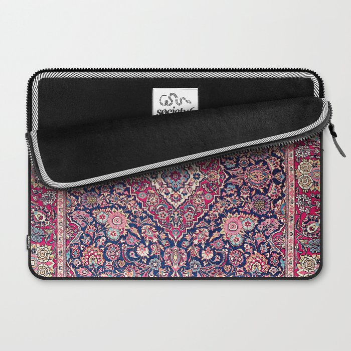Kashan Central Persian Rug Print Laptop Sleeve Gallery Image 2