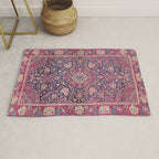 Kashan Central Persian Rug Print Rug Gallery Image 1