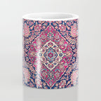 Kashan Central Persian Rug Print Coffee Mug Gallery Image 4