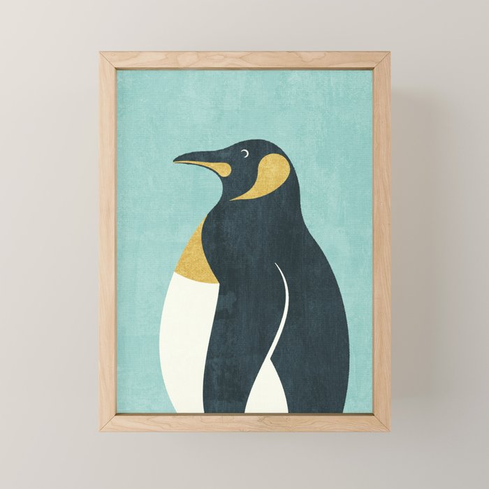 FAUNA / Emperor Penguin Mini Art Print Gallery Image 1