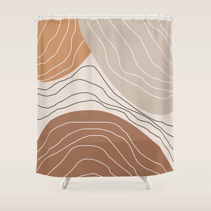 Abstract Shape IV Shower Curtain Gallery Image 1