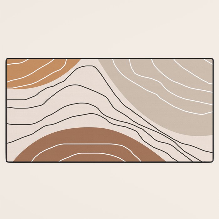 Abstract Shape IV Desk Mat Gallery Image 3