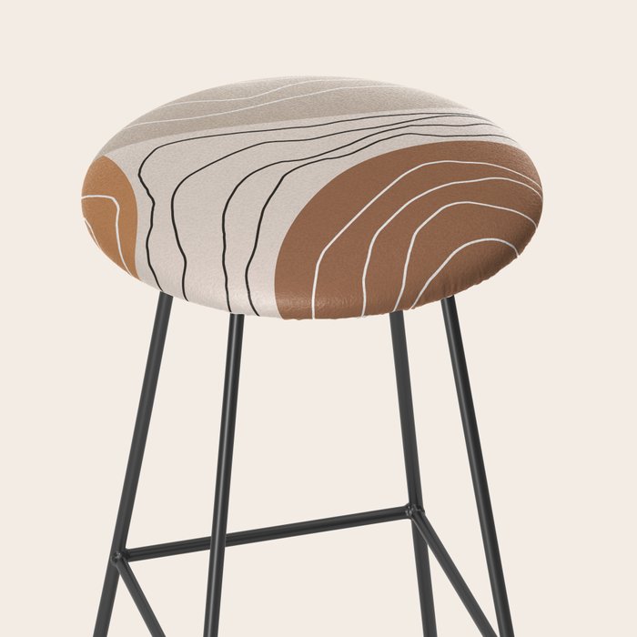 Abstract Shape IV Stool Gallery Image 2