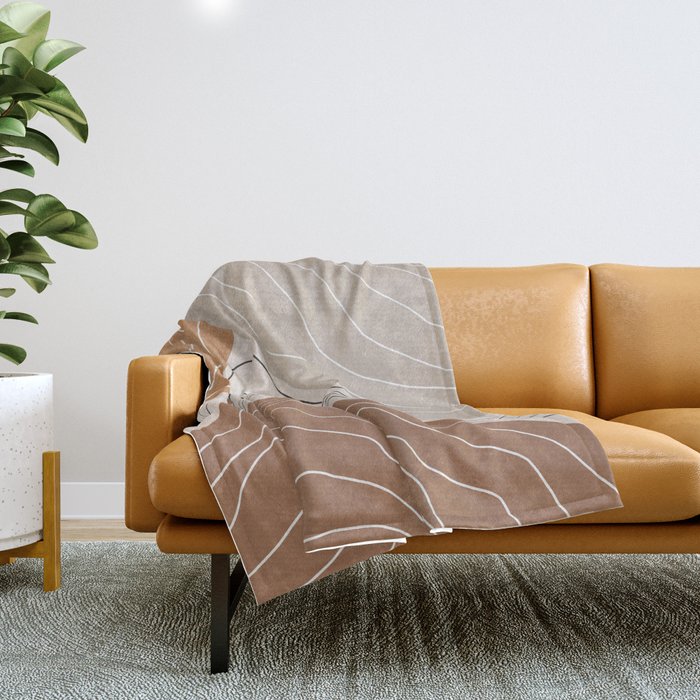 Abstract Shape IV Throw Blanket Gallery Image 1