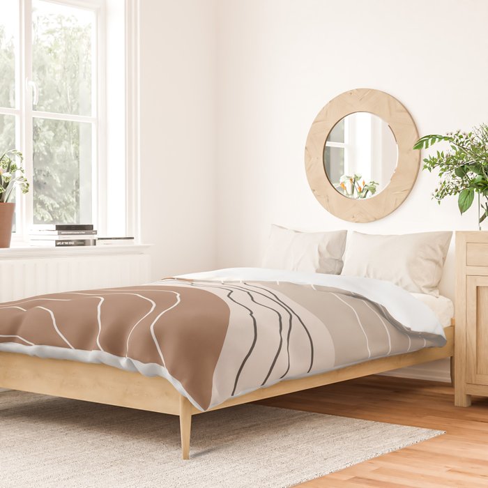 Abstract Shape IV Duvet Cover Gallery Image 2