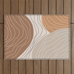 Abstract Shape IV Outdoor Rug Gallery Image 1
