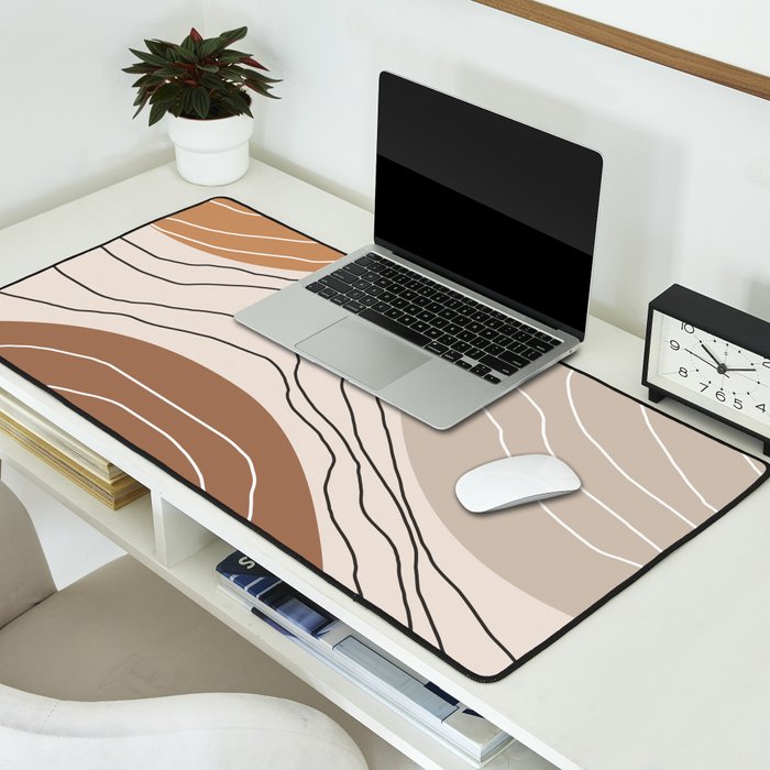 Abstract Shape IV Desk Mat Gallery Image 2