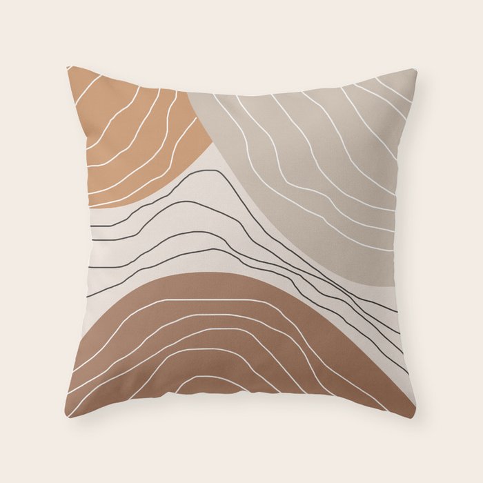 Abstract Shape IV Throw Pillow Gallery Image 6