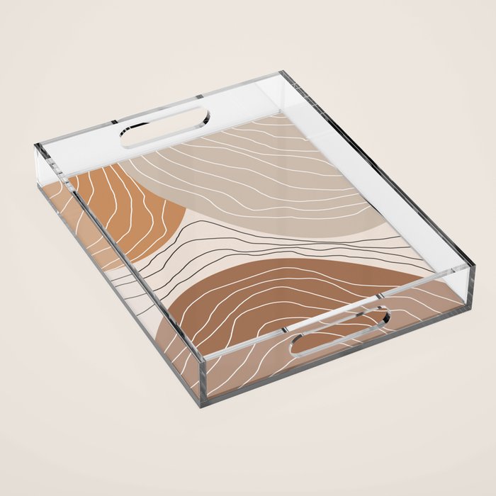 Abstract Shape IV Acrylic Tray Gallery Image 1