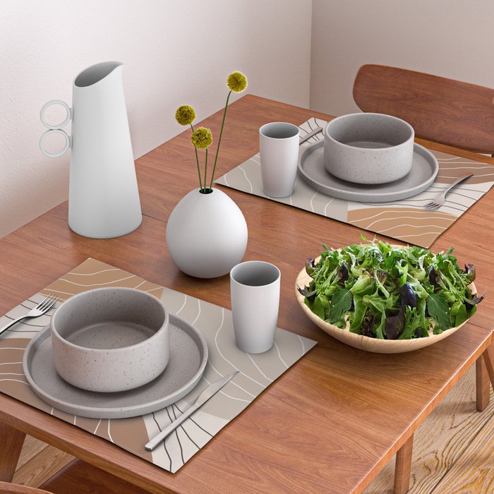 Abstract Shape IV Placemat Gallery Image 2