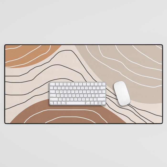 Abstract Shape IV Desk Mat Gallery Image 1