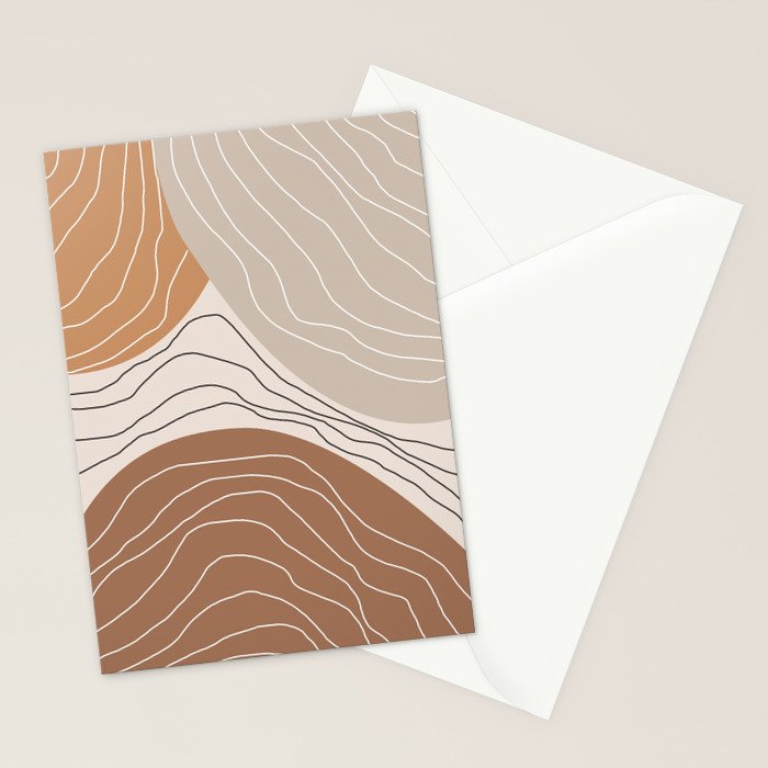 Abstract Shape IV Stationery Card Gallery Image 2