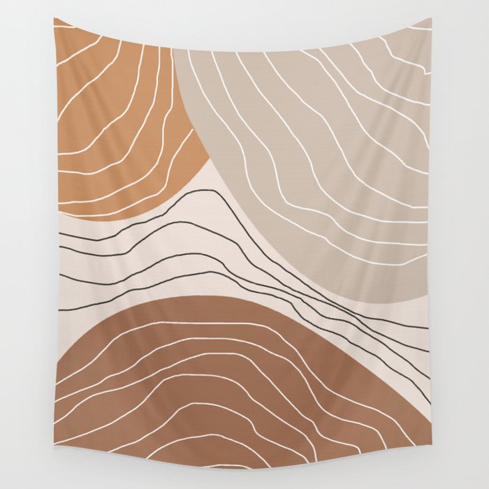 Abstract Shape IV Wall Tapestry Gallery Image 4