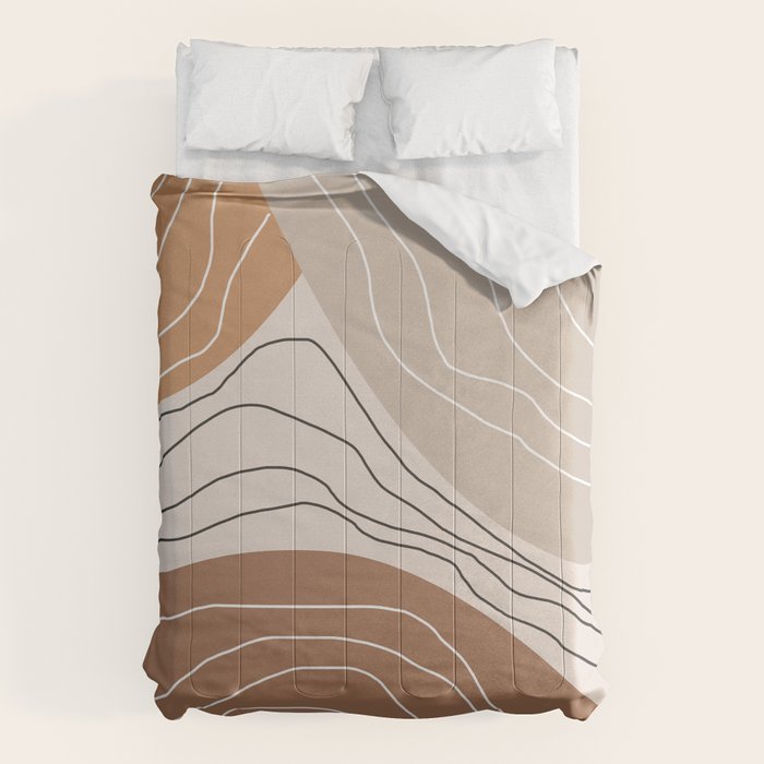Abstract Shape IV Comforter Gallery Image 6