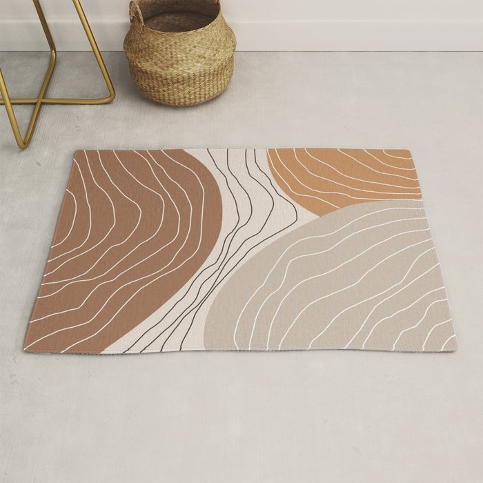 Abstract Shape IV Rug Gallery Image 1