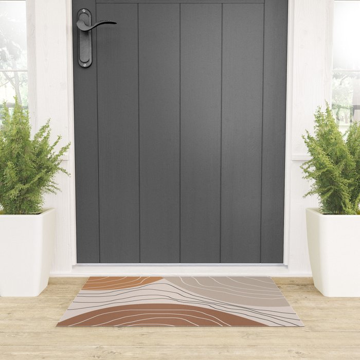 Abstract Shape IV Welcome Mat Gallery Image 3