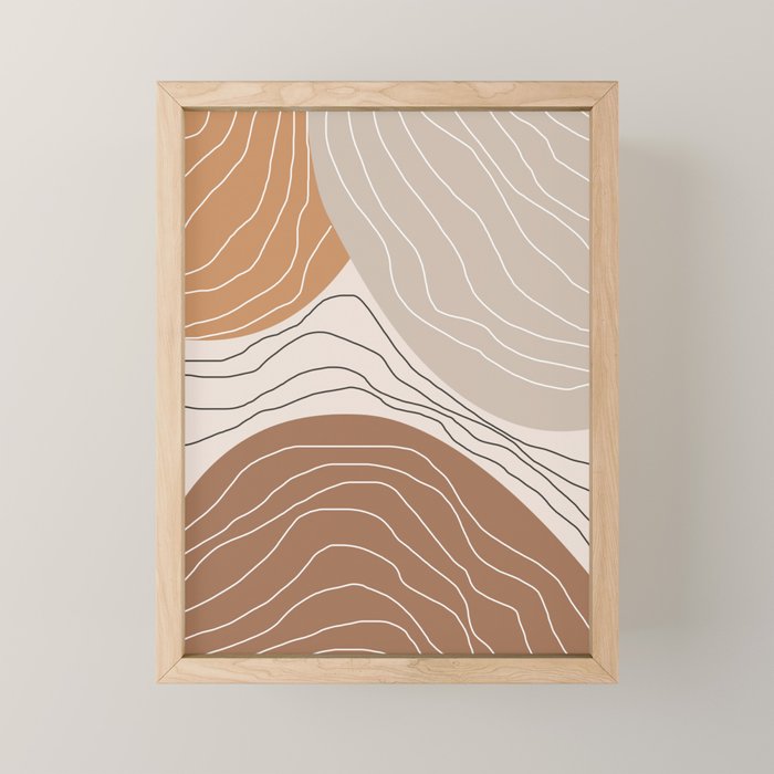 Abstract Shape IV Mini Art Print Gallery Image 1