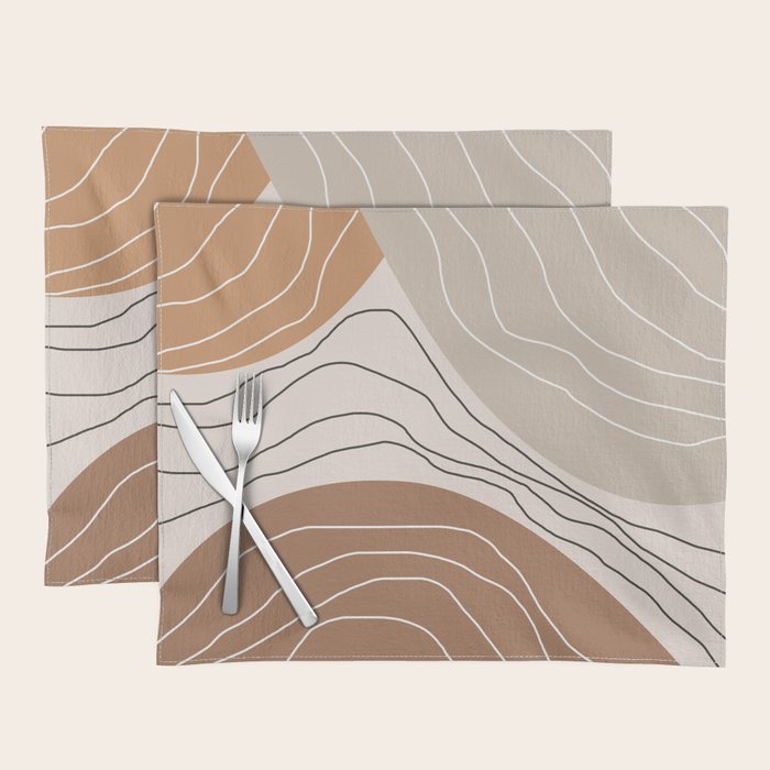 Abstract Shape IV Placemat Gallery Image 1