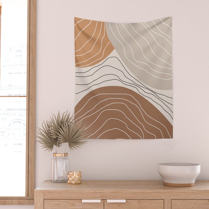 Abstract Shape IV Wall Tapestry Gallery Image 2