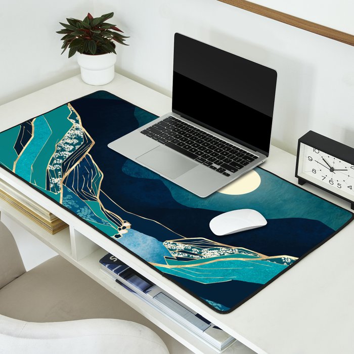 Spring River Night Desk Mat Gallery Image 2