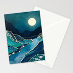 Spring River Night Stationery Card Gallery Image 2