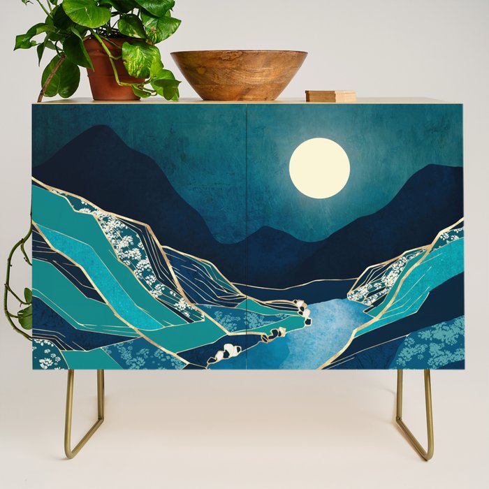 Spring River Night Credenza Gallery Image 1