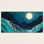 Spring River Night Desk Mat Gallery Image 3