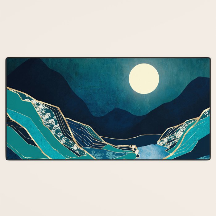 Spring River Night Desk Mat Gallery Image 3