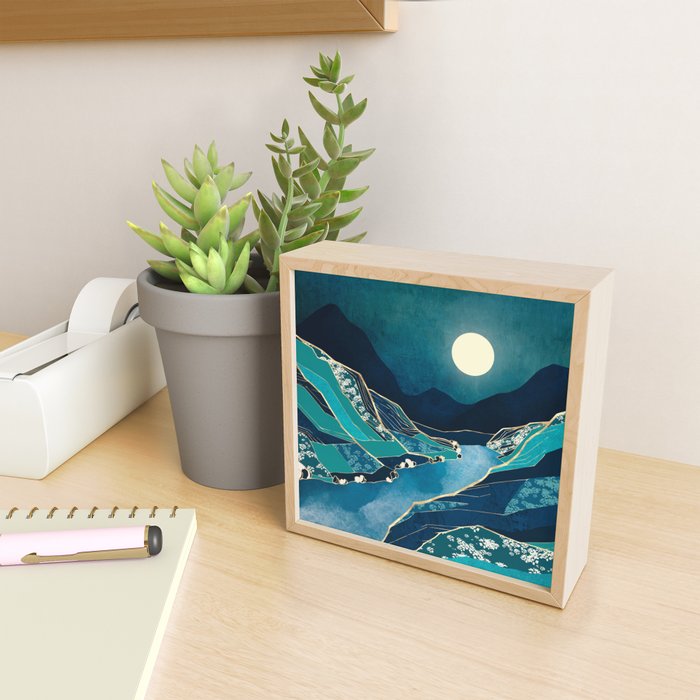 Spring River Night Mini Art Print Gallery Image 2