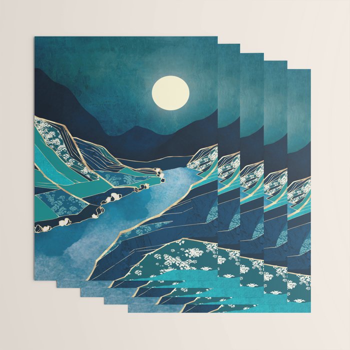 Spring River Night Wrapping Paper Gallery Image 3