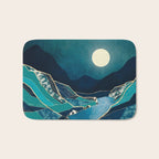 Spring River Night Bath Mat Gallery Image 1