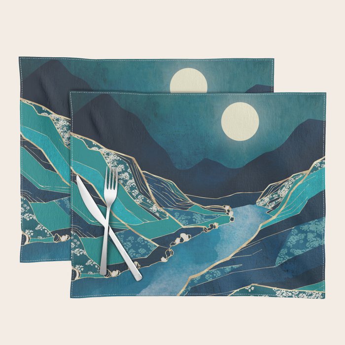Spring River Night Placemat Gallery Image 1