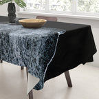Waves on a black sand beach in iceland - minimalist Landscape Photography Tablecloth Gallery Image 3